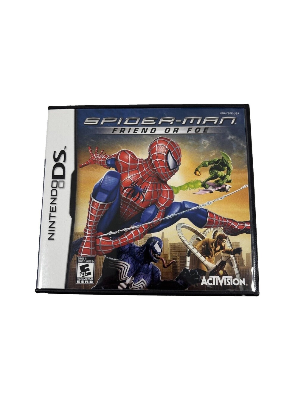 Spider-man Friend or Foe Nintendo DS Complete  w/ Manual CIB Tested